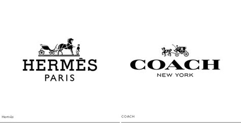 hermes vs coach logo|coach logo 1980s.